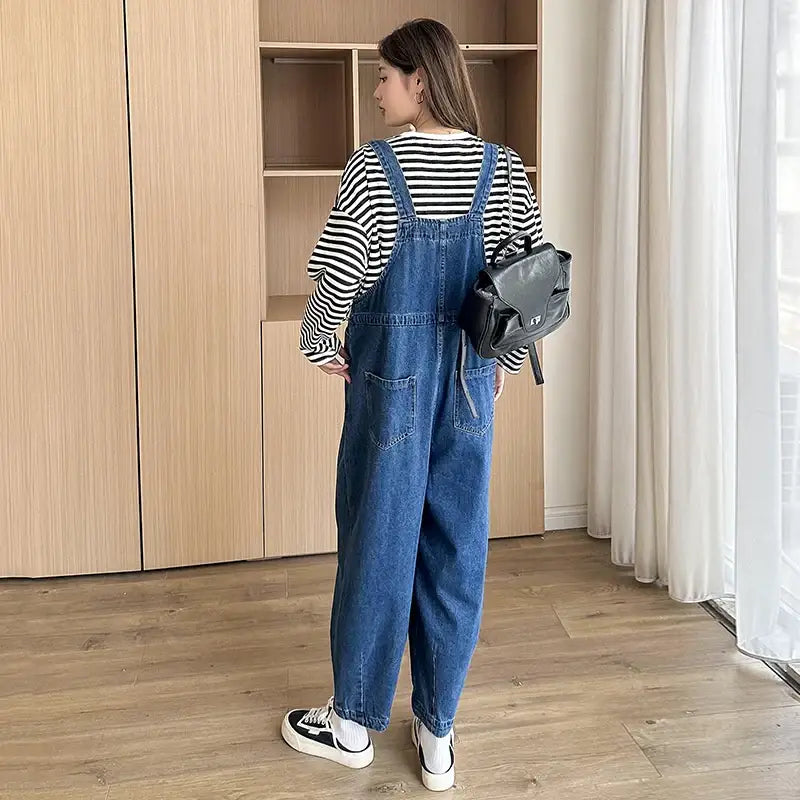Salopettes en Jean Denim Maternité