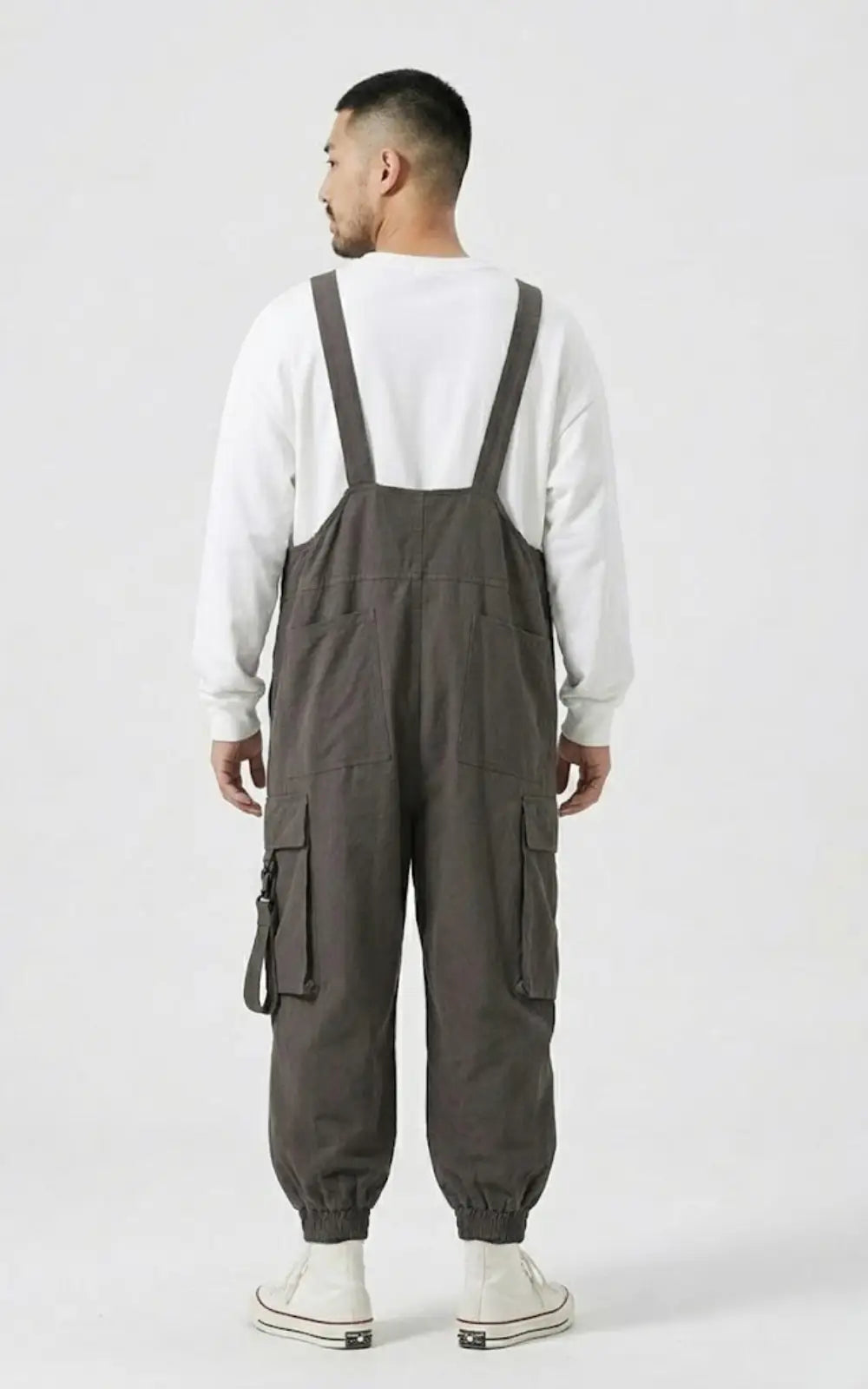 Sarouel Salopette Homme Gris